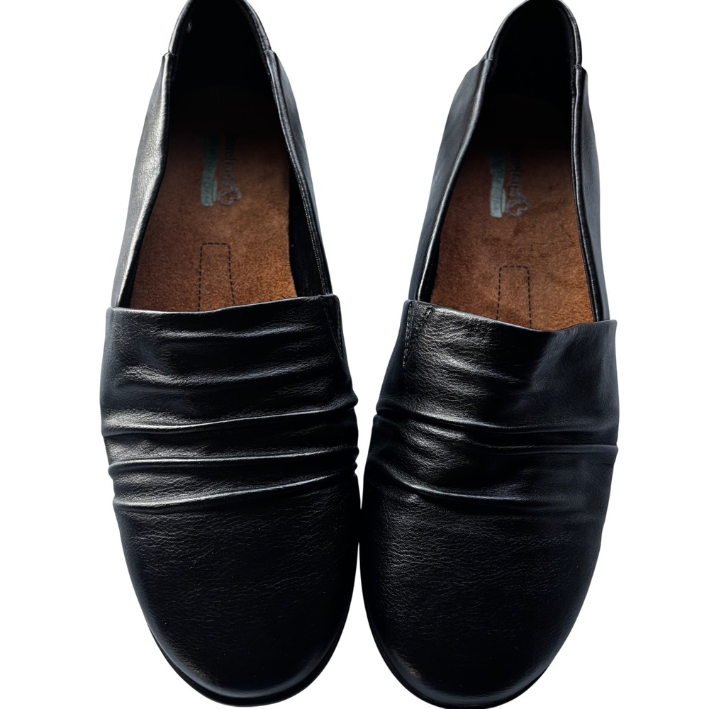 Baretraps Women's Piper Flats Shoes US 10M NWOT Slip On Faux Leather Black